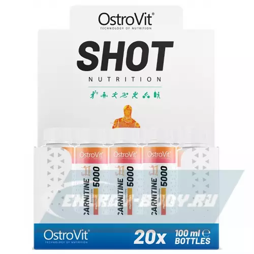 L-Карнитин OstroVit L-Carnitine 5000 Мультифрукт, 20 x 100 мл