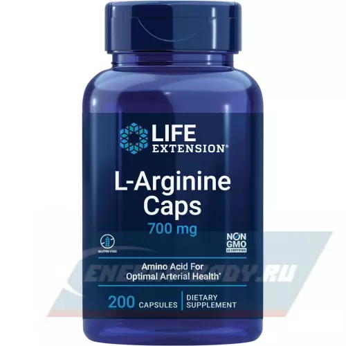  Life Extension L-Arginine 700 mg 200 капсул