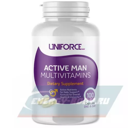  Uniforce Active Man Multivitamins 100 капсул