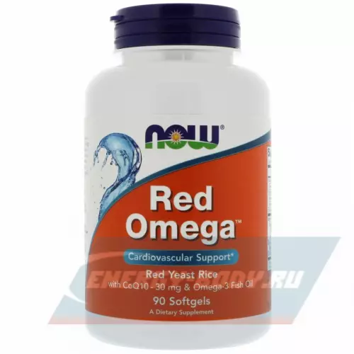 Omega 3 NOW FOODS Red Omega 90 капсул