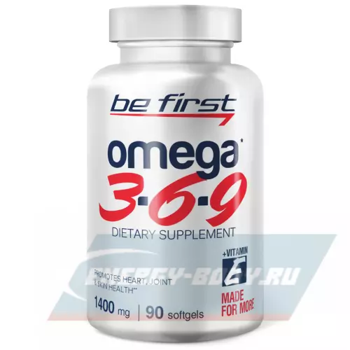 Omega 3 Be First Omega 3-6-9 (омега 3-6-9) 90 гелевых капсул