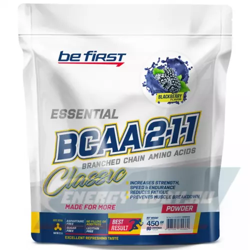 ВСАА Be First BCAA  Classic Ежевика, 450 г