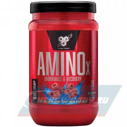 Аминокислотны BSN Amino-X 2:1:1 Голубая малина, 435 г
