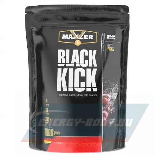 Энергетик MAXLER Black Kick Вишня, 1000 г