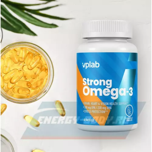 Omega 3 VP Laboratory STRONG OMEGA 3 60 капсул