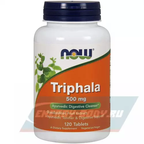 ЗАГРУЗКА NOW Triphala – Трифала 500 мг 