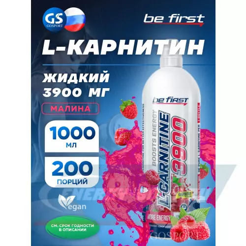 L-Карнитин Be First L-Carnitine 3900 mg Малина, 1000 мл