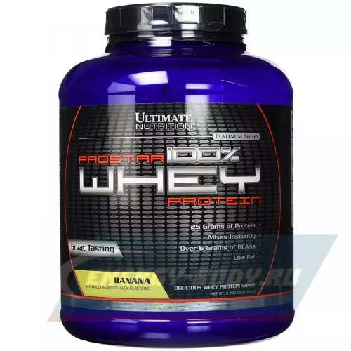  Ultimate Nutrition Prostar Whey Банан, 2390 г