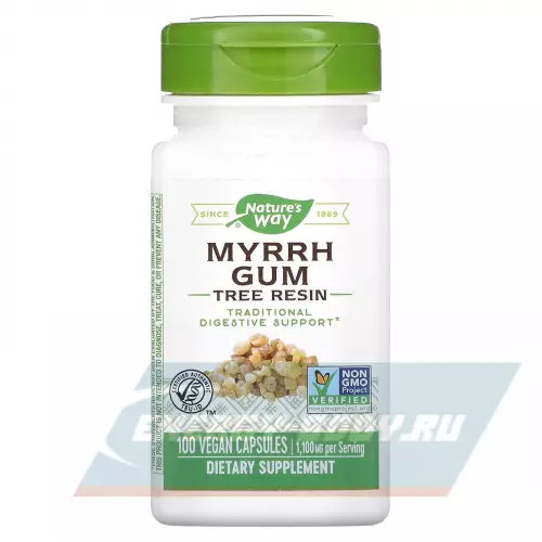  Nature-s Way Myrrh Gum 100 веганских капсул