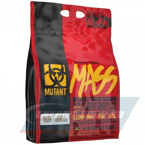 Гейнер Mutant Mutant Mass Кокосовый крем, 6800 г