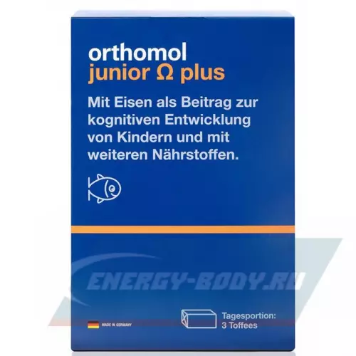 Omega 3 Orthomol Junior Omega plus Нейтральный, курс 30 дней