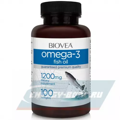 Omega 3 Biovea OMEGA 3 1200MG 100 капсул