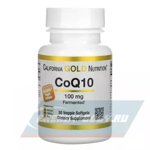  California Gold Nutrition CoQ10 100mg 30 капсул