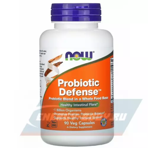  NOW FOODS Probiotic Defense 90 веганских капсул