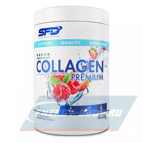 COLLAGEN SFD Collagen Premium Клубника-Малина, 400 г