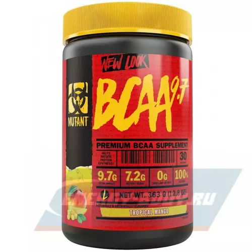 ВСАА Mutant Mutant BCAA 9.7 2:1:1 Манго, 348 г