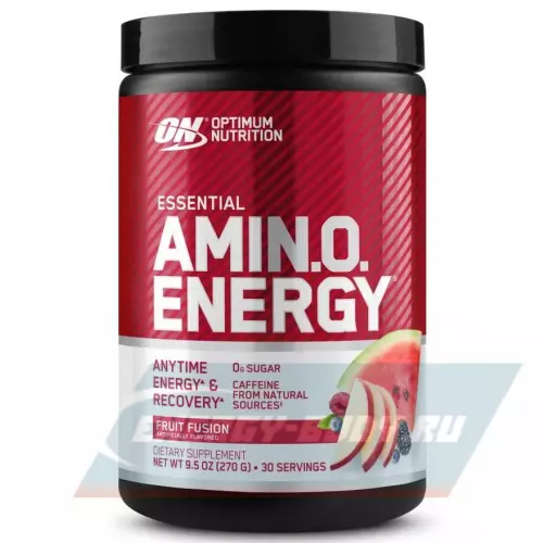 Аминокислотны OPTIMUM NUTRITION Essential Amino Energy Фруктовый взрыв, 270 г