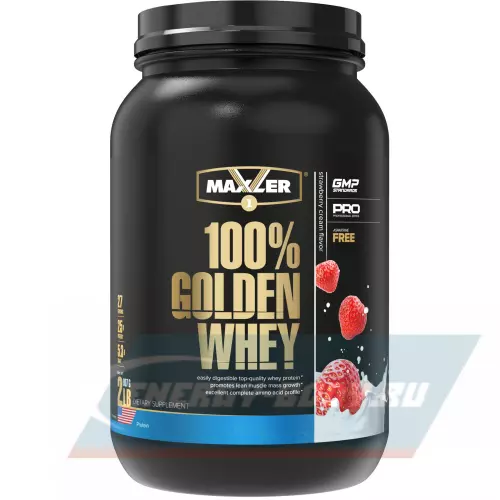  MAXLER 100% Golden Whey Клубничный крем, 910 г