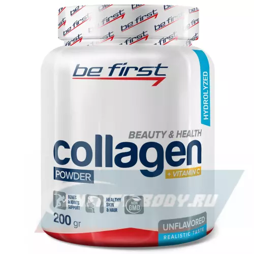 COLLAGEN Be First Collagen + vitamin C powder (коллаген с витамином С) Нейтральный, 200 г