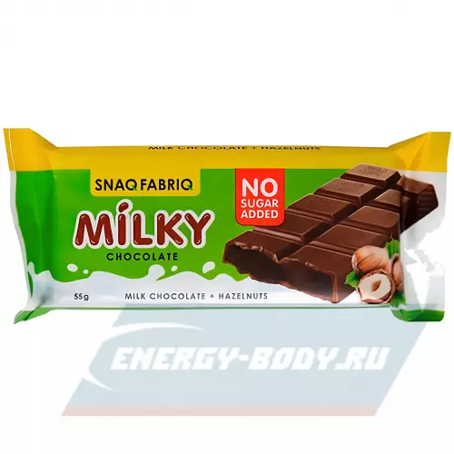 Батончик протеиновый SNAQ FABRIQ Milky Шоколадно-ореховая паста, 55 г