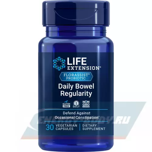  Life Extension Daily Bowel Regularity 30 капсул