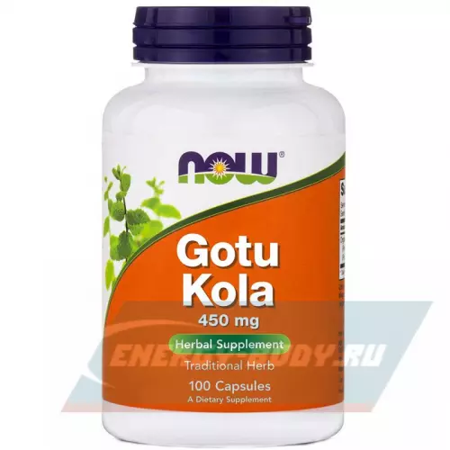  NOW FOODS Gotu Kola – Готу Кола (экстракт) 450 мг Нейтральный, 100 капсул