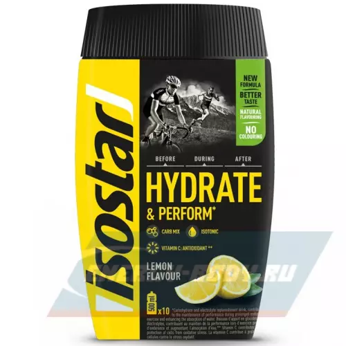  ISOSTAR Hydrate and Perform Powder Лимон, 400 г