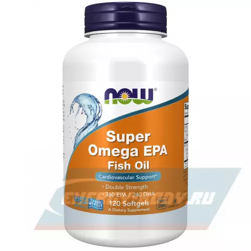 Omega 3 NOW FOODS Super Omega EPA 120 гелевые капсулы