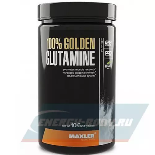 Глютамин MAXLER 100% Golden Glutamine Нейтральный, 300 г