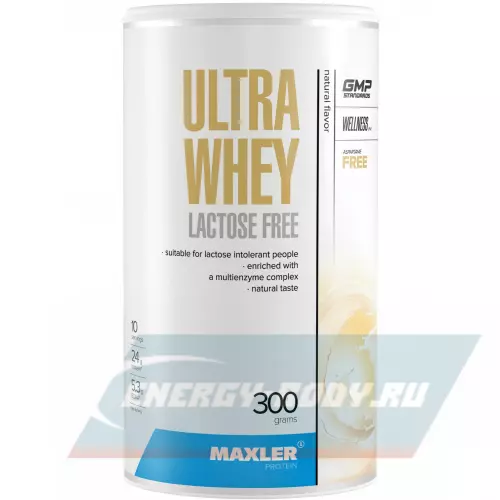  MAXLER Ultra Whey Lactose Free Натуральный, 300 г