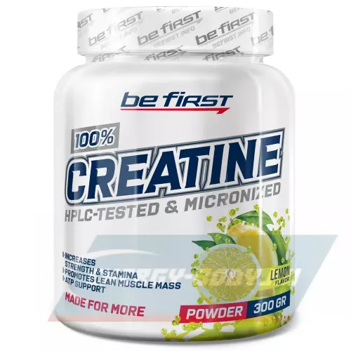  Be First Creatine Micronized Powder (креатин моногидрат) Лимон, 300 г