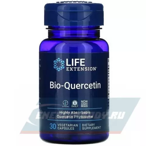  Life Extension Bio-Quercetin 30 вегетарианских капсул