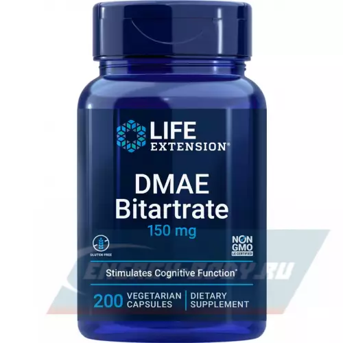  Life Extension DMAE Bitartrate  150 mg 200 капсул