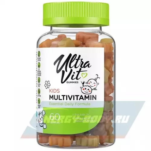  UltraVit Gummies Kids Multivitamin 60 жевательных таблеток