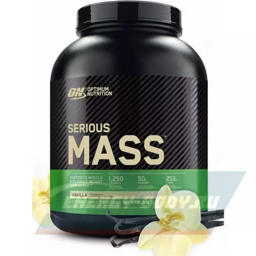 Гейнер OPTIMUM NUTRITION Serious Mass Ваниль, 2724 г