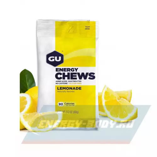 Энергетик GU ENERGY Мармеладки GU Energy Chews Лимонад, 1 х 8 конфет