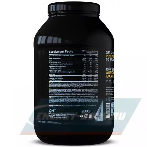  QNT PRIME WHEY Банан, 908 г