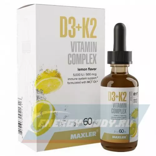  MAXLER D3+K2 Vitamin Complex drops 60 мл
