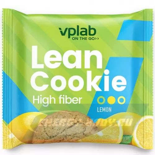 Батончик протеиновый VP Laboratory Lean Cookie Лимон, 12 штук * 40 г
