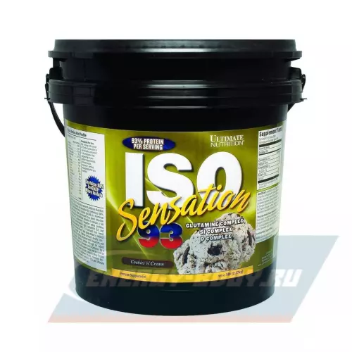  Ultimate Nutrition ISO Sensation 93 Печенье с кремом, 2270 г