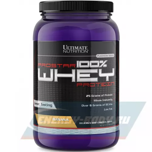  Ultimate Nutrition Prostar Whey Банан, 907 г