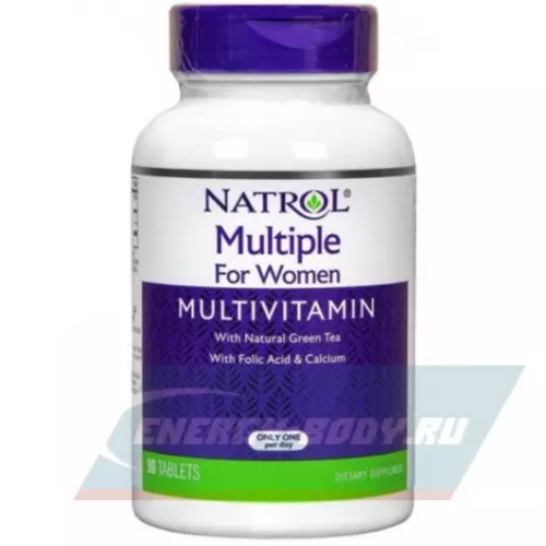  Natrol Multiple for Women Multivitamin Нейтральный, 90 таблеток