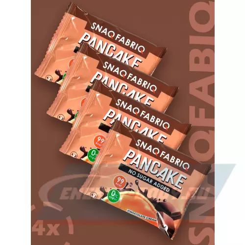 Батончик протеиновый SNAQ FABRIQ Панкейк с начинкой Нежный шоколад, 4 х 45 г