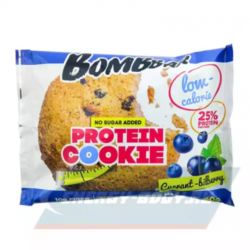 Батончик протеиновый Bombbar Protein cookie Смородина - Черника, 40 г