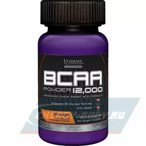 ВСАА Ultimate Nutrition Flavored BCAA 12000 Powder 2:1:1 Апельсин, 7 г