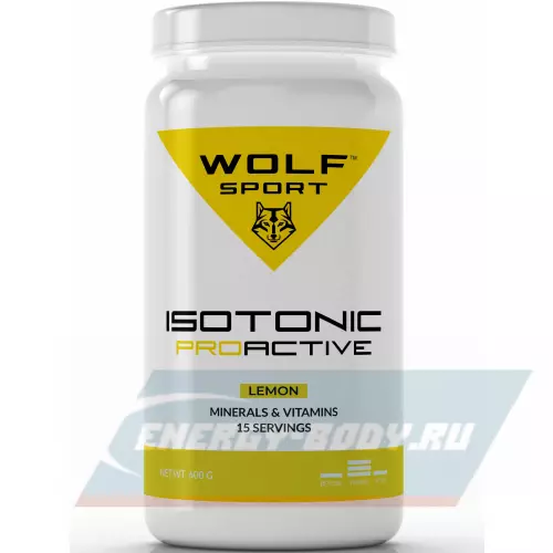  WolfSport IZOTONIC PROACTIVE Лимон, 600 г