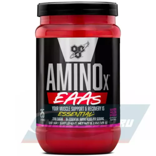 Аминокислотны BSN Amino X EAAs Арбузный Взрыв, 375 г