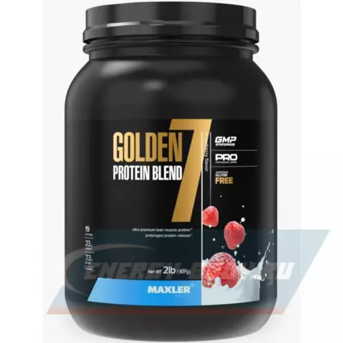  MAXLER Golden 7 Protein Blend Клубника, 907 г