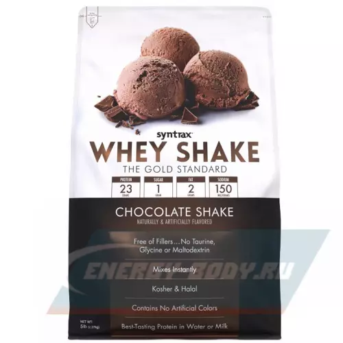  SYNTRAX Whey Shake Шоколадный коктейль, 2270 г