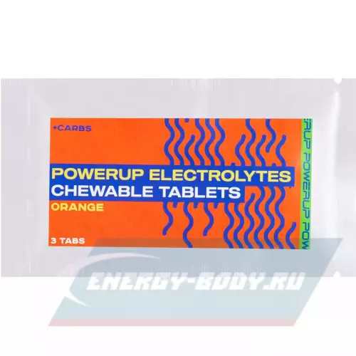  POWERUP Electrolytes Chewable Tablets Микс, 50 таблеток + 3 таблетки